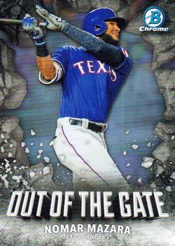 2016 Bowman Chrome - Out Of The Gate #OOG-6 Nomar Mazara Front