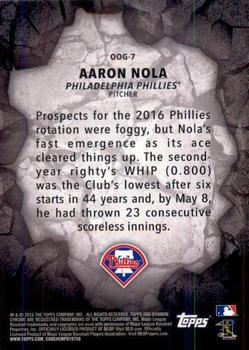 2016 Bowman Chrome - Out Of The Gate #OOG-7 Aaron Nola Back
