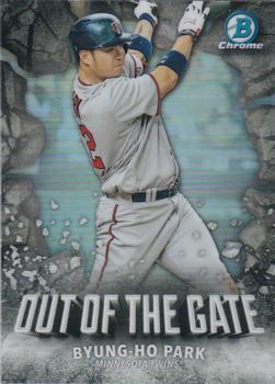 2016 Bowman Chrome - Out Of The Gate #OOG-8 Byung-Ho Park Front