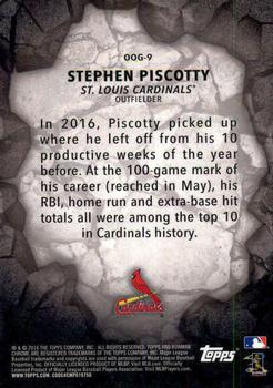 2016 Bowman Chrome - Out Of The Gate #OOG-9 Stephen Piscotty Back