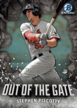 2016 Bowman Chrome - Out Of The Gate #OOG-9 Stephen Piscotty Front