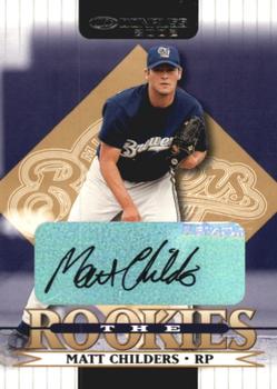 2002 Donruss The Rookies - Autographs #47 Matt Childers Front