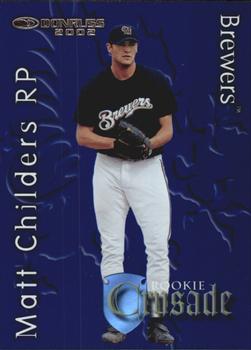2002 Donruss The Rookies - Crusade #RC-16 Matt Childers  Front