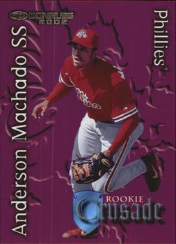 2002 Donruss The Rookies - Crusade #RC-18 Anderson Machado  Front