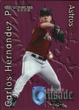 2002 Donruss The Rookies - Crusade #RC-25 Carlos Hernandez  Front