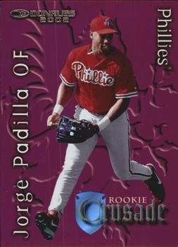2002 Donruss The Rookies - Crusade #RC-35 Jorge Padilla  Front