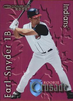 2002 Donruss The Rookies - Crusade #RC-50 Earl Snyder  Front