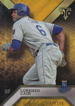 2016 Topps Triple Threads - Amber #22 Lorenzo Cain Front