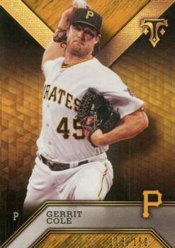 2016 Topps Triple Threads - Amber #55 Gerrit Cole Front