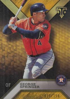 2016 Topps Triple Threads - Amber #87 George Springer Front
