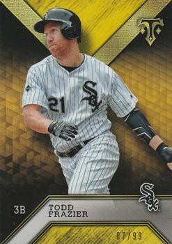 2016 Topps Triple Threads - Gold #23 Todd Frazier Front