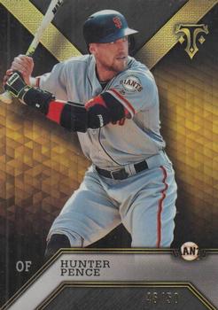 2016 Topps Triple Threads - Onyx #73 Hunter Pence Front