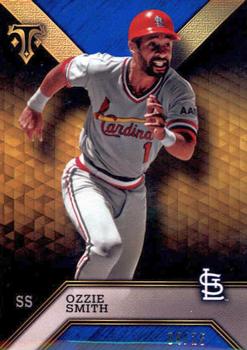 2016 Topps Triple Threads - Sapphire #75 Ozzie Smith Front