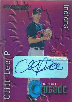 2002 Donruss The Rookies - Crusade Autographs #RC-45 Cliff Lee Front