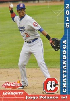 2015 Grandstand Chattanooga Lookouts #NNO Jorge Polanco Front