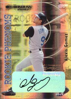 2002 Donruss The Rookies - Phenoms Autographs #RP-9 Alexis Gomez Front