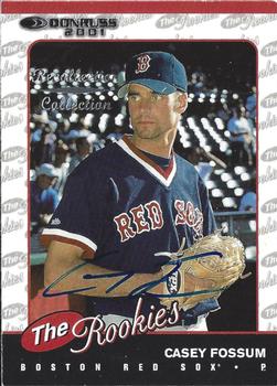 2002 Donruss The Rookies - Recollection Collection #R14 Casey Fossum Front