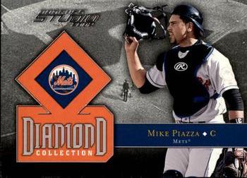 2002 Donruss Studio - Diamond Collection #DC-10 Mike Piazza  Front