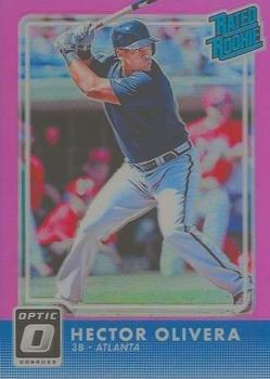 2016 Donruss Optic - Pink #42 Hector Olivera Front