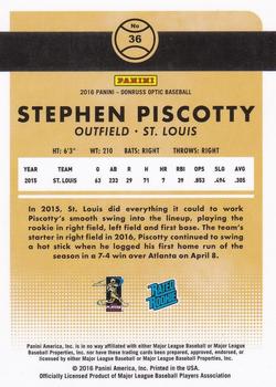 2016 Donruss Optic - Purple #36 Stephen Piscotty Back