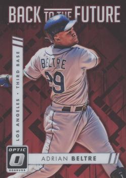 2016 Donruss Optic - Back to the Future Red #BF1 Adrian Beltre Front