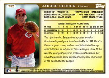 1999 Topps Traded and Rookies #T52 Jacobo Sequea Back