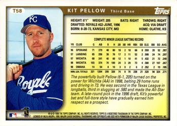 1999 Topps Traded and Rookies #T58 Kit Pellow Back