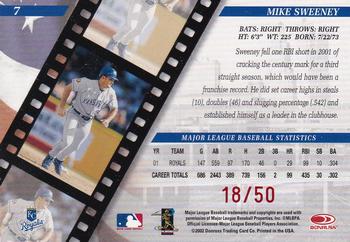 2002 Donruss Studio - Private Signings #7 Mike Sweeney Back