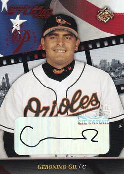 2002 Donruss Studio - Private Signings #123 Geronimo Gil Front