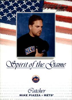 2002 Donruss Studio - Spirit of the Game #SG-6 Mike Piazza  Front
