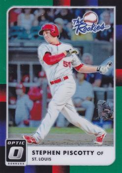 2016 Donruss Optic - The Rookies Green #TR6 Stephen Piscotty Front