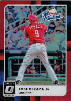 2016 Donruss Optic - The Rookies Red #TR13 Jose Peraza Front