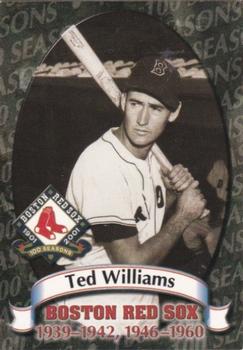 2001 Aramark Boston Red Sox 100th Anniversary #9 Ted Williams Front