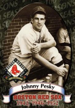2001 Aramark Boston Red Sox 100th Anniversary #11 Johnny Pesky Front