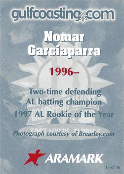 2001 Aramark Boston Red Sox 100th Anniversary #15 Nomar Garciaparra Back
