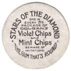 1909-11 Colgan's Chips Stars of the Diamond (E254) #NNO Vernon Manser Back