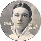 1909-11 Colgan's Chips Stars of the Diamond (E254) #NNO Tully Sparks Front