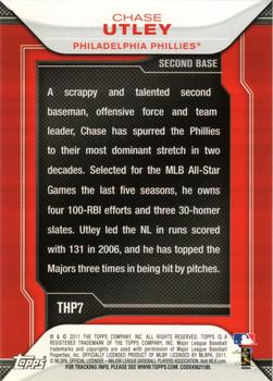 2011 Topps - Target Hanger Pack Exclusives #THP7 Chase Utley Back