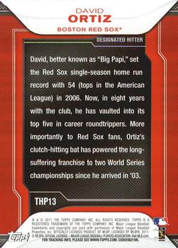 2011 Topps - Target Hanger Pack Exclusives #THP13 David Ortiz Back