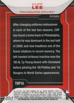 2011 Topps - Target Hanger Pack Exclusives #THP16 Cliff Lee Back
