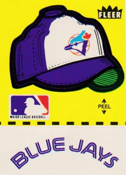 1981 Fleer Baseball Stickers #NNO Toronto Blue Jays Cap Front