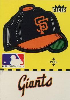 1981 Fleer Baseball Stickers #NNO San Francisco Giants Cap Front