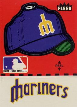 1981 Fleer Baseball Stickers #NNO Seattle Mariners Cap Front