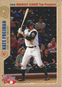 2010 Grandstand Midwest League Top Prospects #NNO Nate Freiman Front