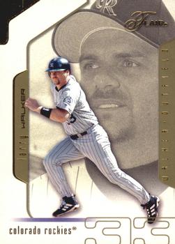 2002 Flair - Collection #96 Larry Walker  Front