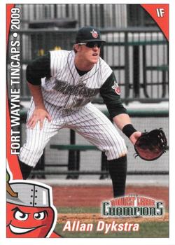 2009 Grandstand Fort Wayne TinCaps Midwest League Champions #NNO Allan Dykstra Front