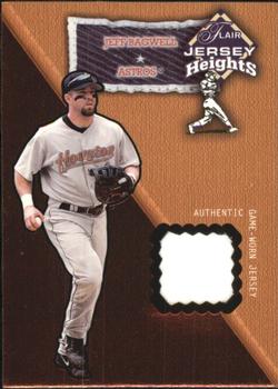 2002 Flair - Jersey Heights #NNO Jeff Bagwell  Front