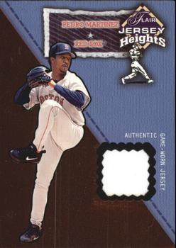 2002 Flair - Jersey Heights #NNO Pedro Martinez  Front