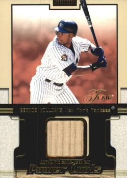 2002 Flair - Power Tools Bats Gold #NNO Bernie Williams  Front
