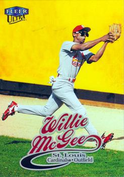 1999 Ultra #58 Willie McGee Front